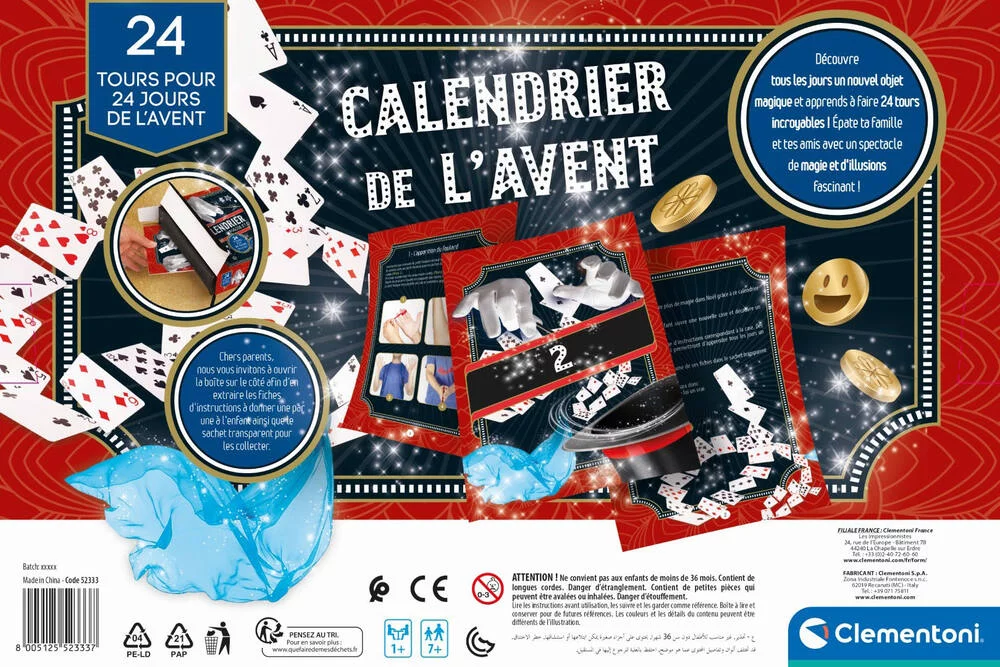 CALENDRIER DE L'AVENT MAGIE ET ILLUSIONS