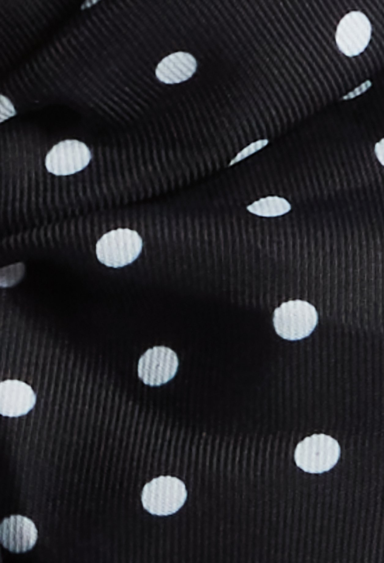 Chouchou imprime pois noir