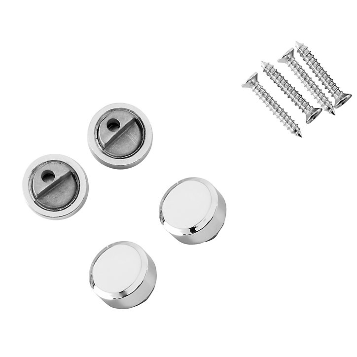 Fixations rondes pour miroir Cooke & Lewis 2 x 2 cm
