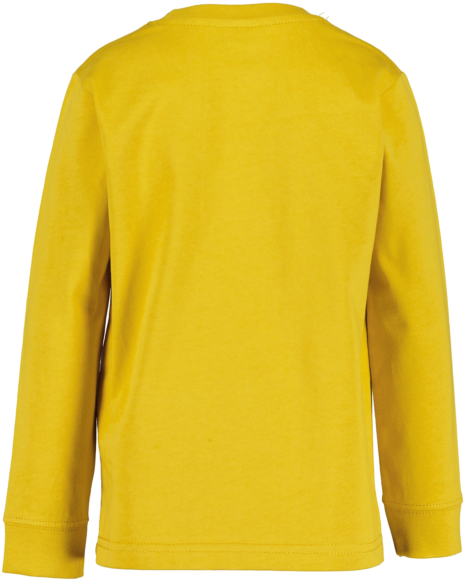 Langarmshirt I'M THE BOSS in dottergelb
