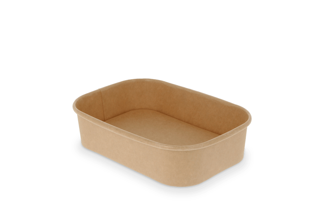 Maaltijdbak karton 500ml Kraft