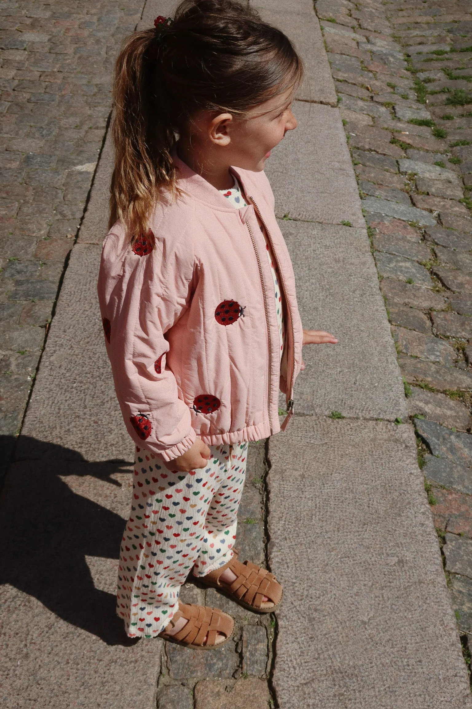 juno bomberjakke - mellow rose - 12M