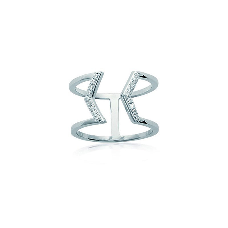 Bague Femme - Argent 925 - Oxyde de zirconium
