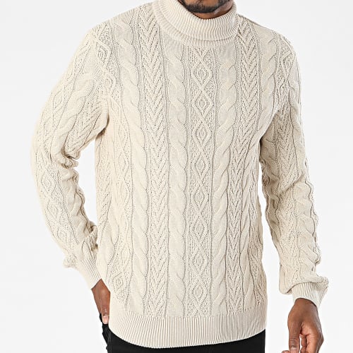 Pull Col Roulé Gynter 21107995 Beige