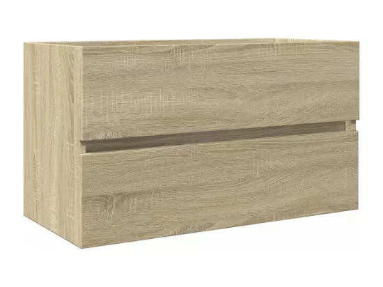 Armoire d'évier chêne sonoma 80x38,5x45 cm Bois d'ingénierie