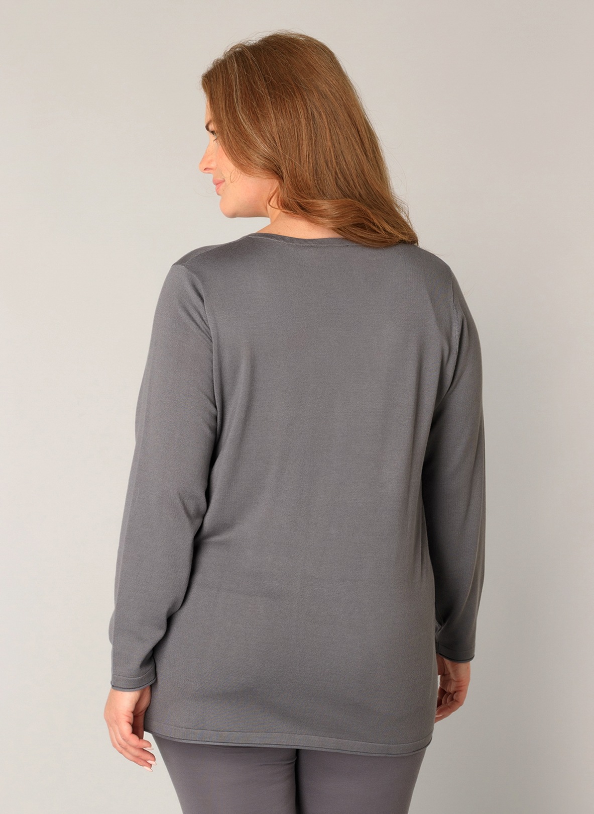Base Level Curvy Strickpullover »Anine«, mit V-Ausschnitt