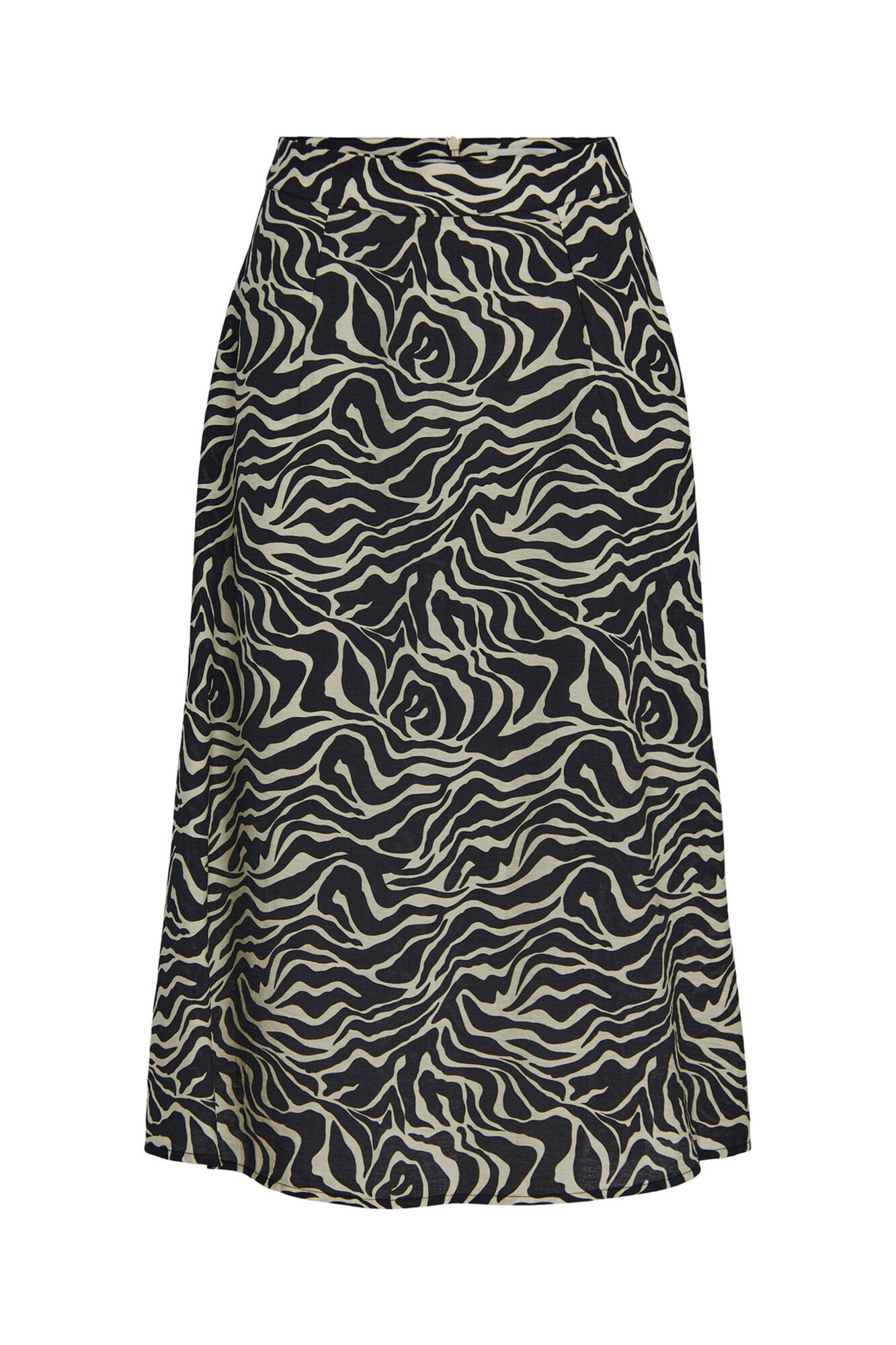 Falda midi - Negro