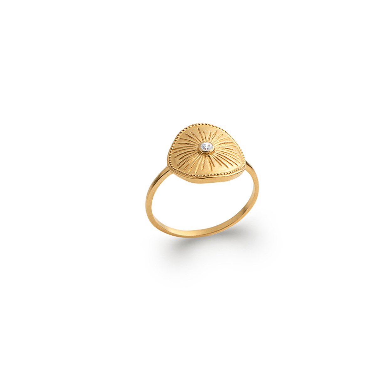 Bague en plaqué or jaune OCEANE - Bijoux Privés Discovery