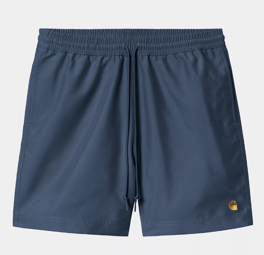 Carhartt WIP Chase Swim Trunks Black / Gold