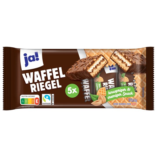 ja! Waffelriegel 5x34,5g MHD:30.6.25