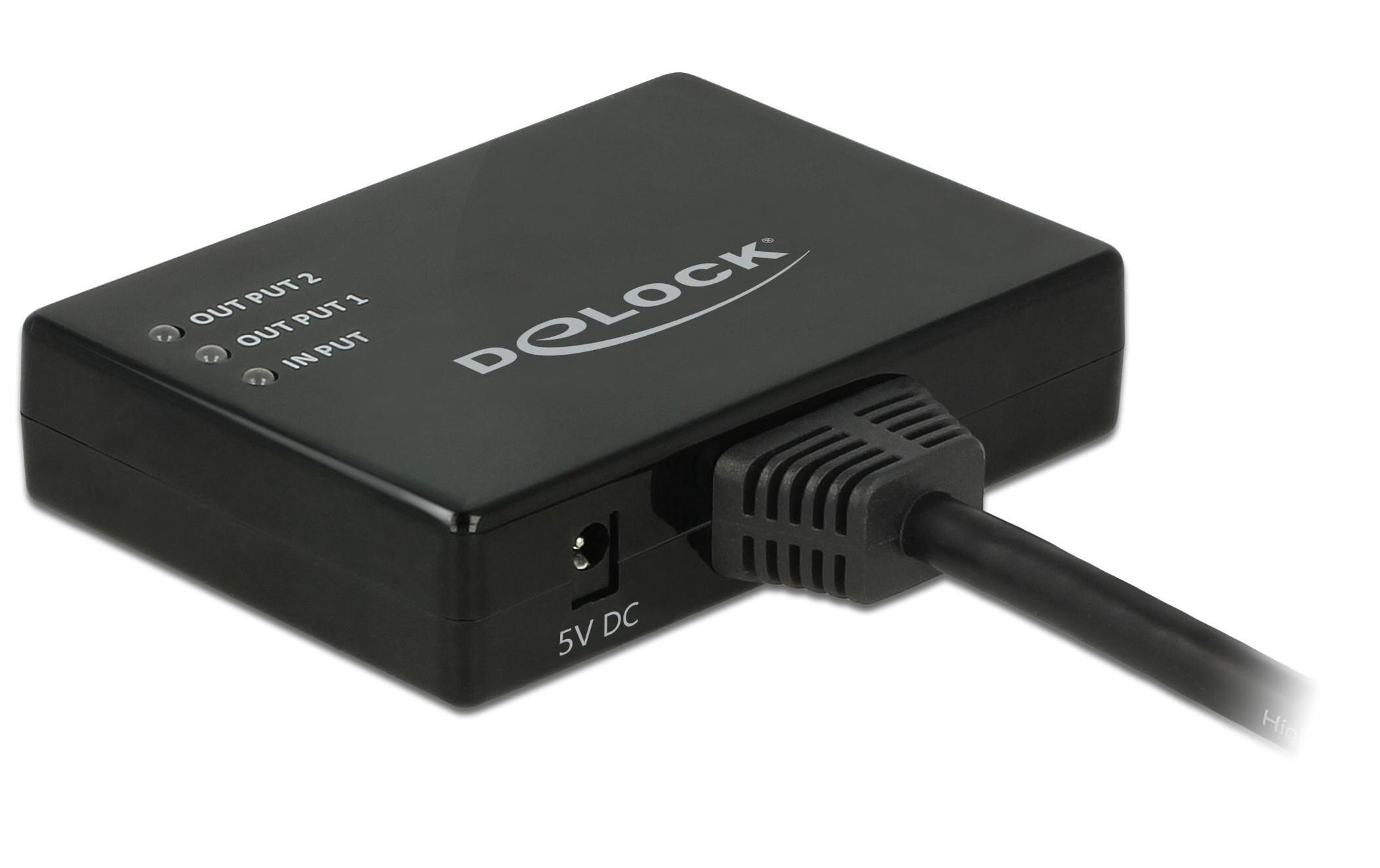 2-Port Signalsplitter HDMI - HDMI 4K/30Hz2-Port HDMI-Signalsplitter, Aktiv