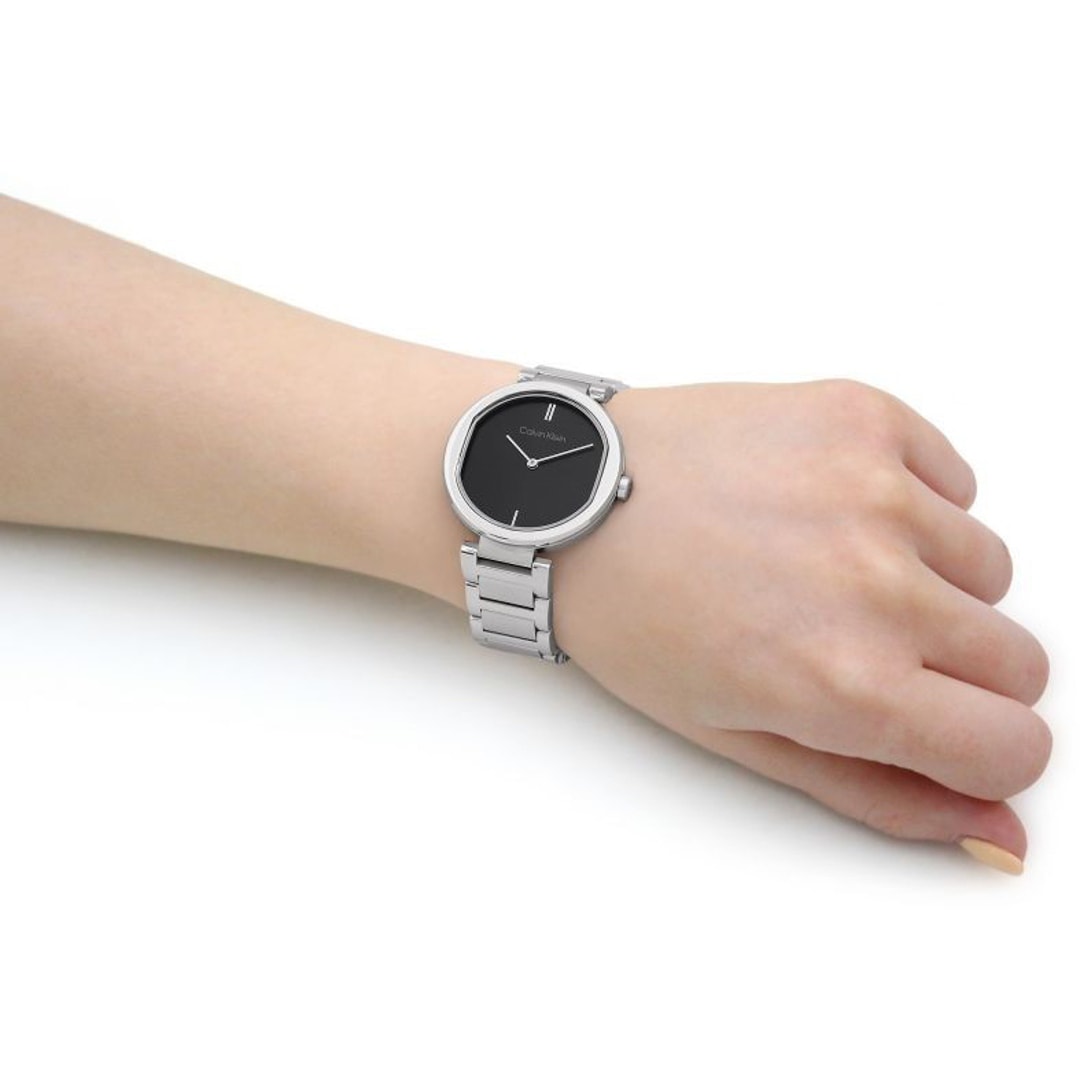 Calvin Klein Sensation Silbrig / Schwarz 36mm