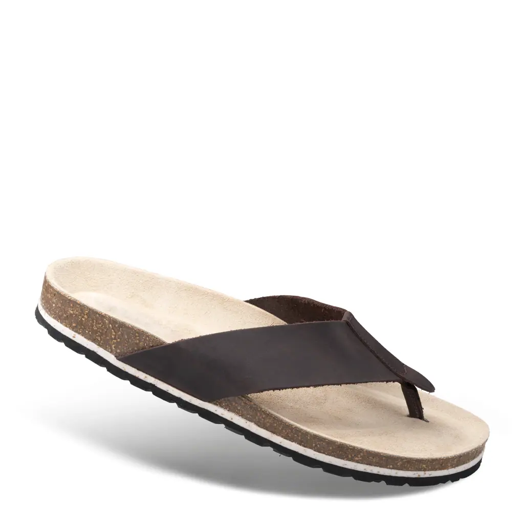HERREN - Zehenpantolette BALI dunkelbraun