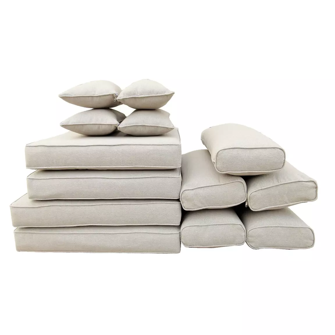 Coussins de remplacement pour salon de jardin Palma -Taupe