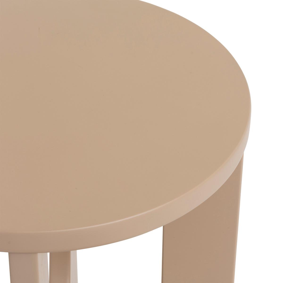 TABLE CAFE BLOOM NOISETTE D.40CM