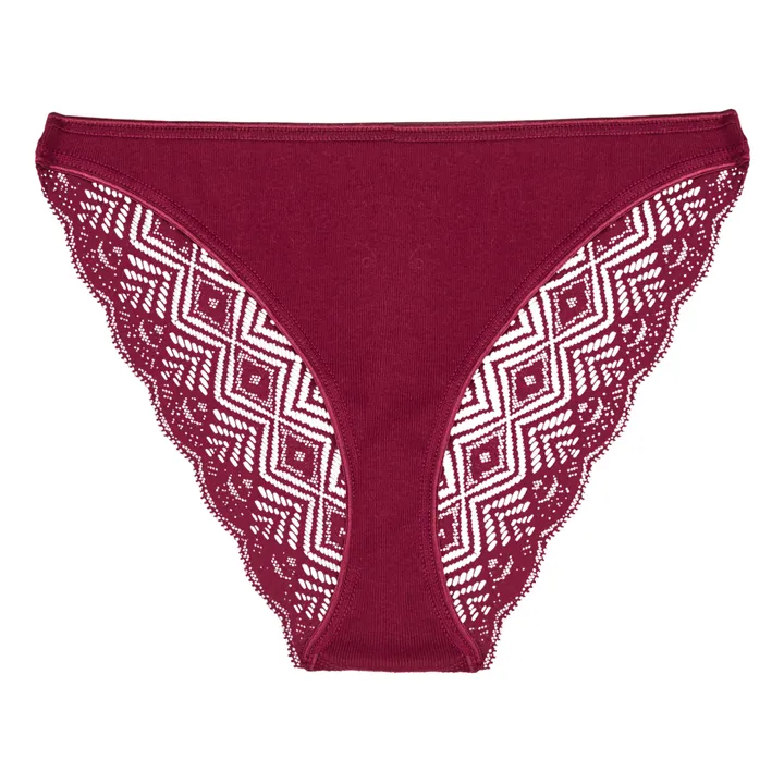 Olly Lingerie Culotte Dawa | Bordeaux