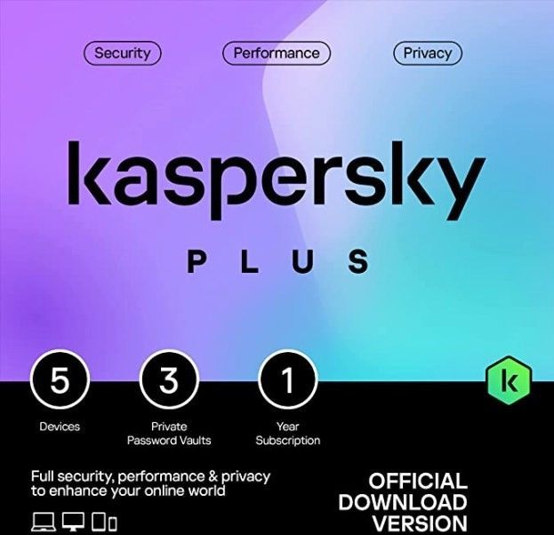 Kaspersky - Plus - Antivirus Software - 5 Apparaten - Jaarlicentie - Windows, Mac & Android