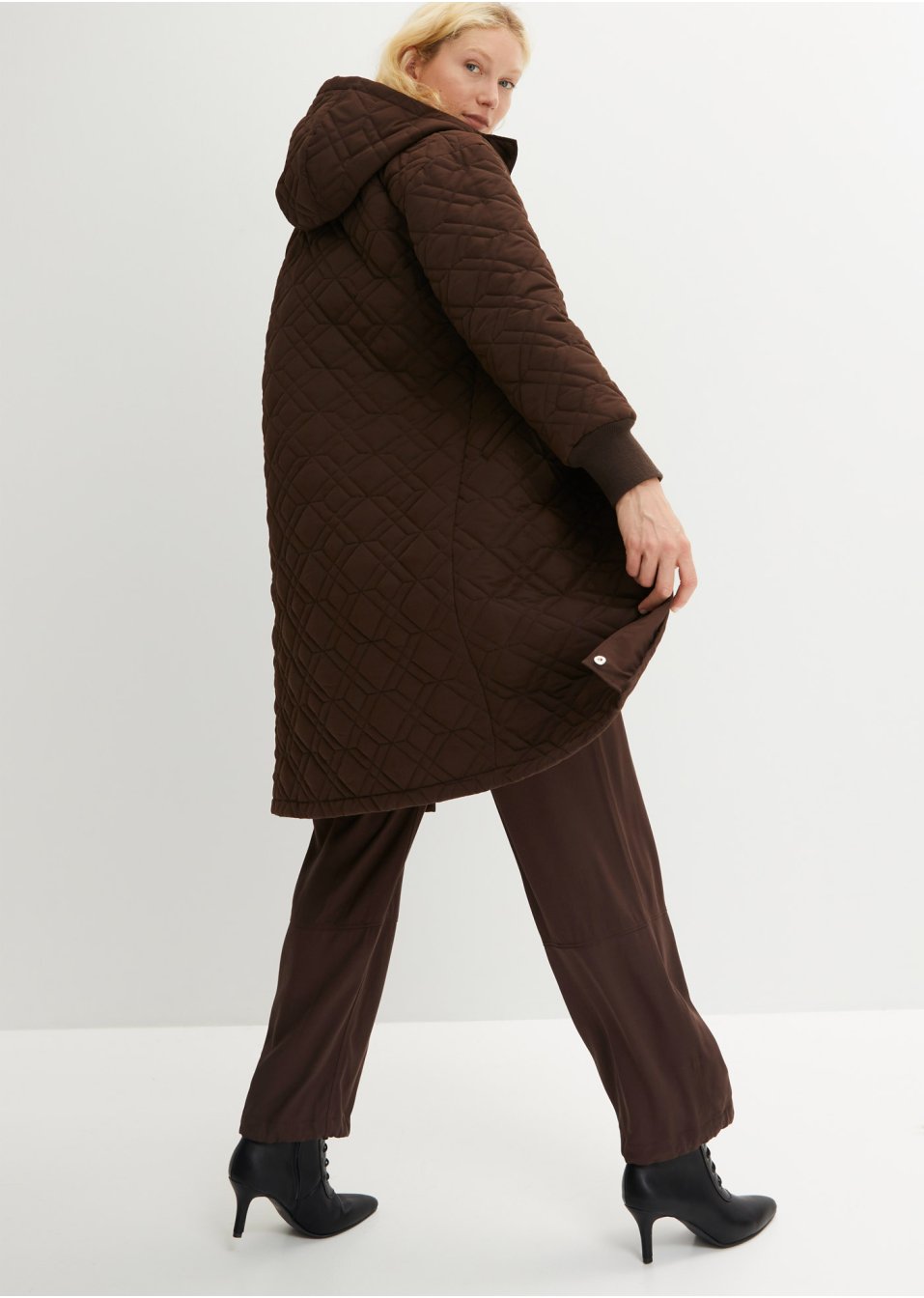 Manteau matelassé avec polyester recyclé