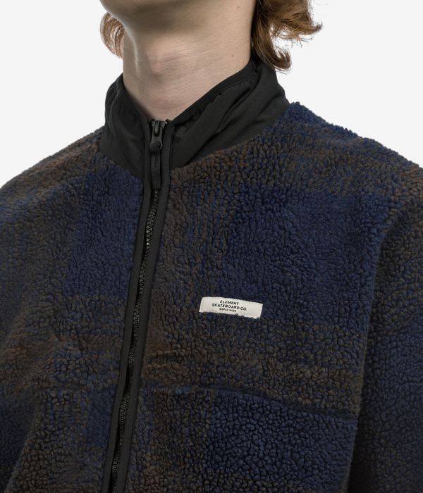 Element Classic Sherpa Jacke (eclipse navy java plaid)