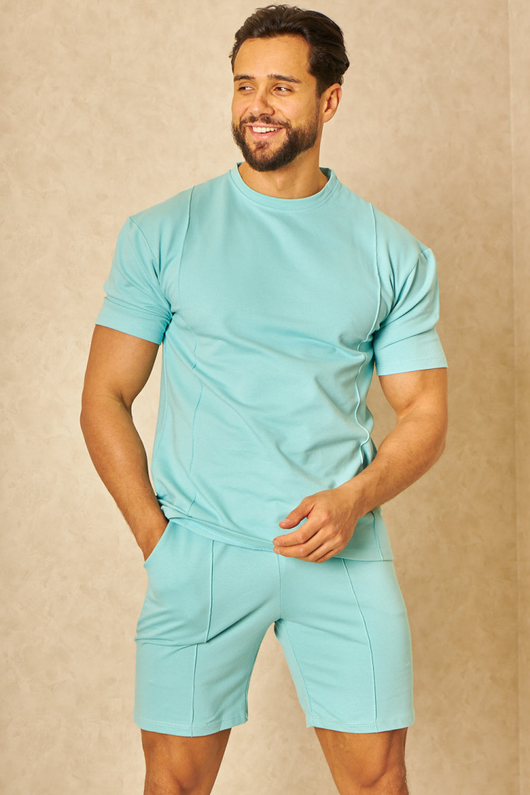 Ensemble turquoise t-shirt + short