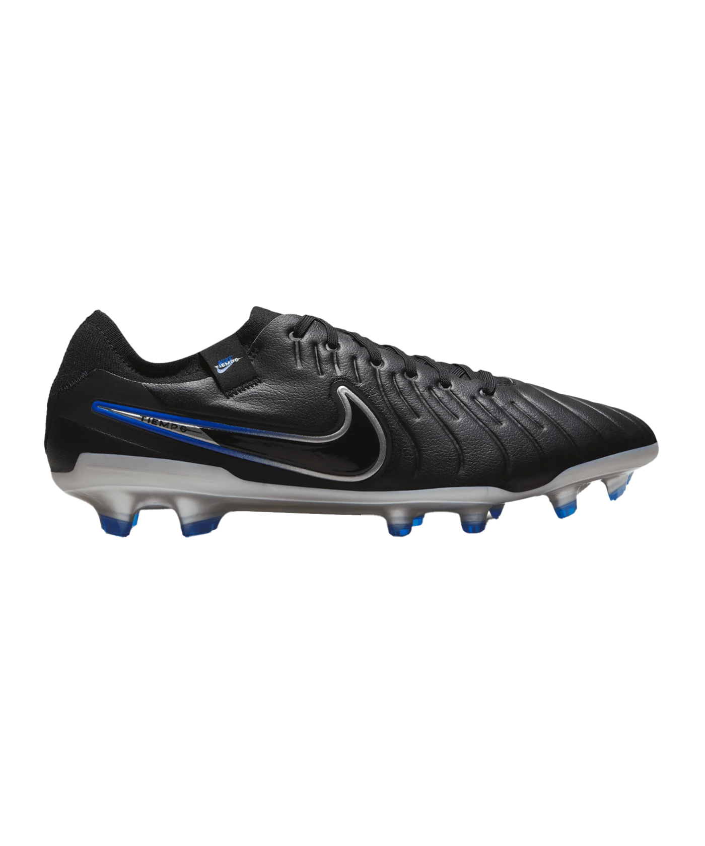 Nike Tiempo Legend X Pro FG Shadow Schwarz Silber Blau F040