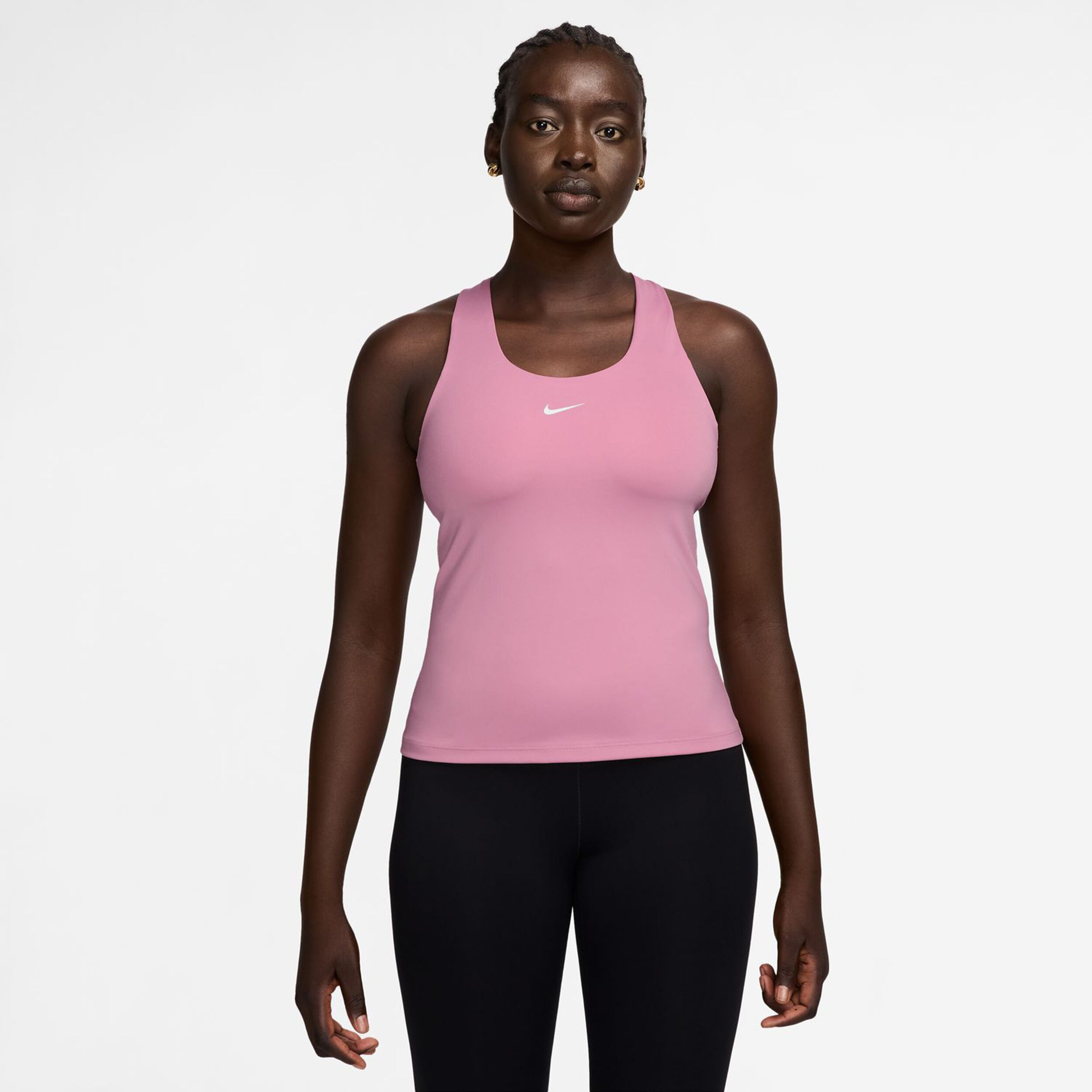 Nike Dri-Fit Swoosh Bra Débardeur Tank Top Femmes - Pink , Pink