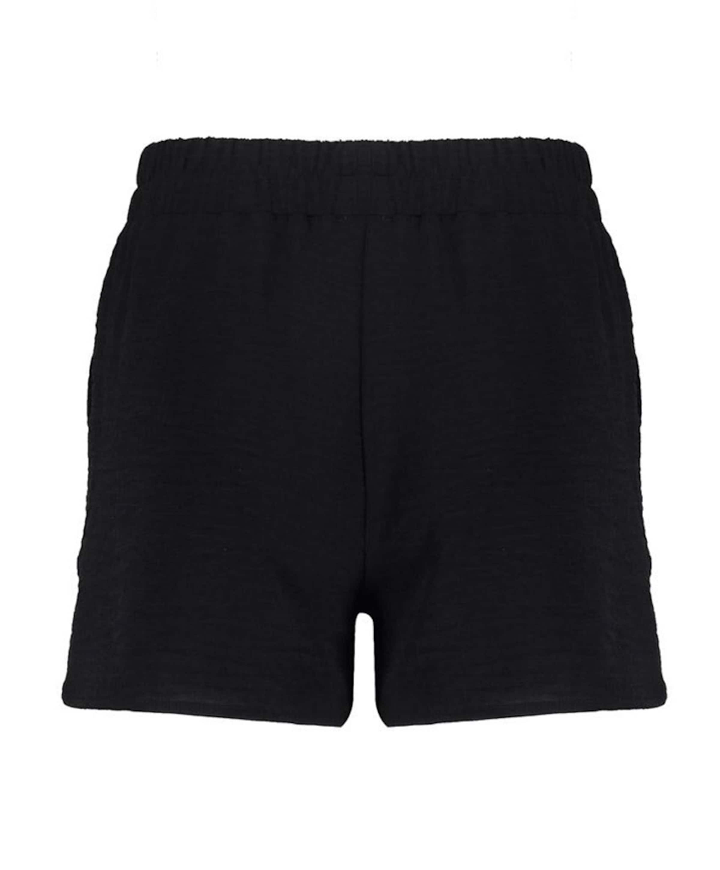 Geisha Shorts crinckle meisjes korte broek zwart