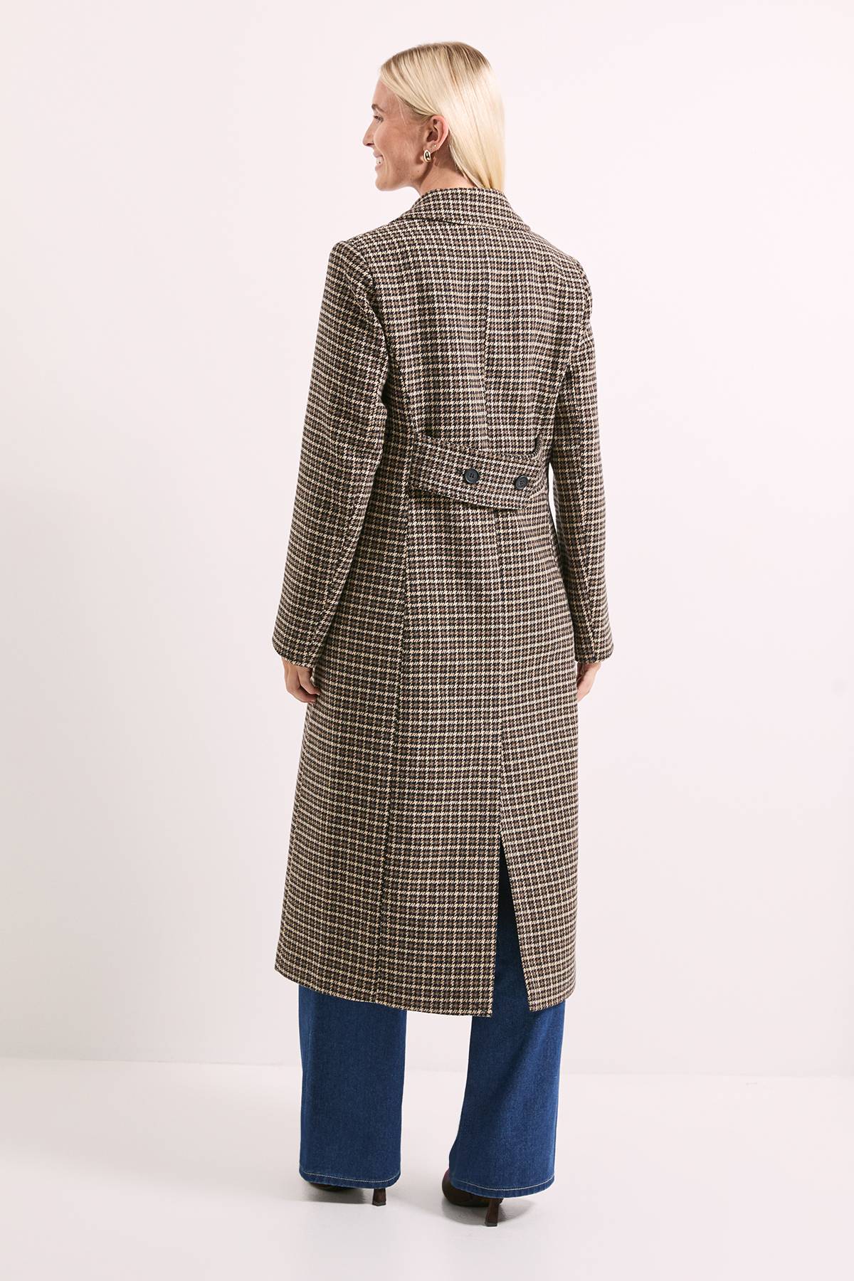 Wallis Manteau à Boutons à Carreaux Principles by Wallis