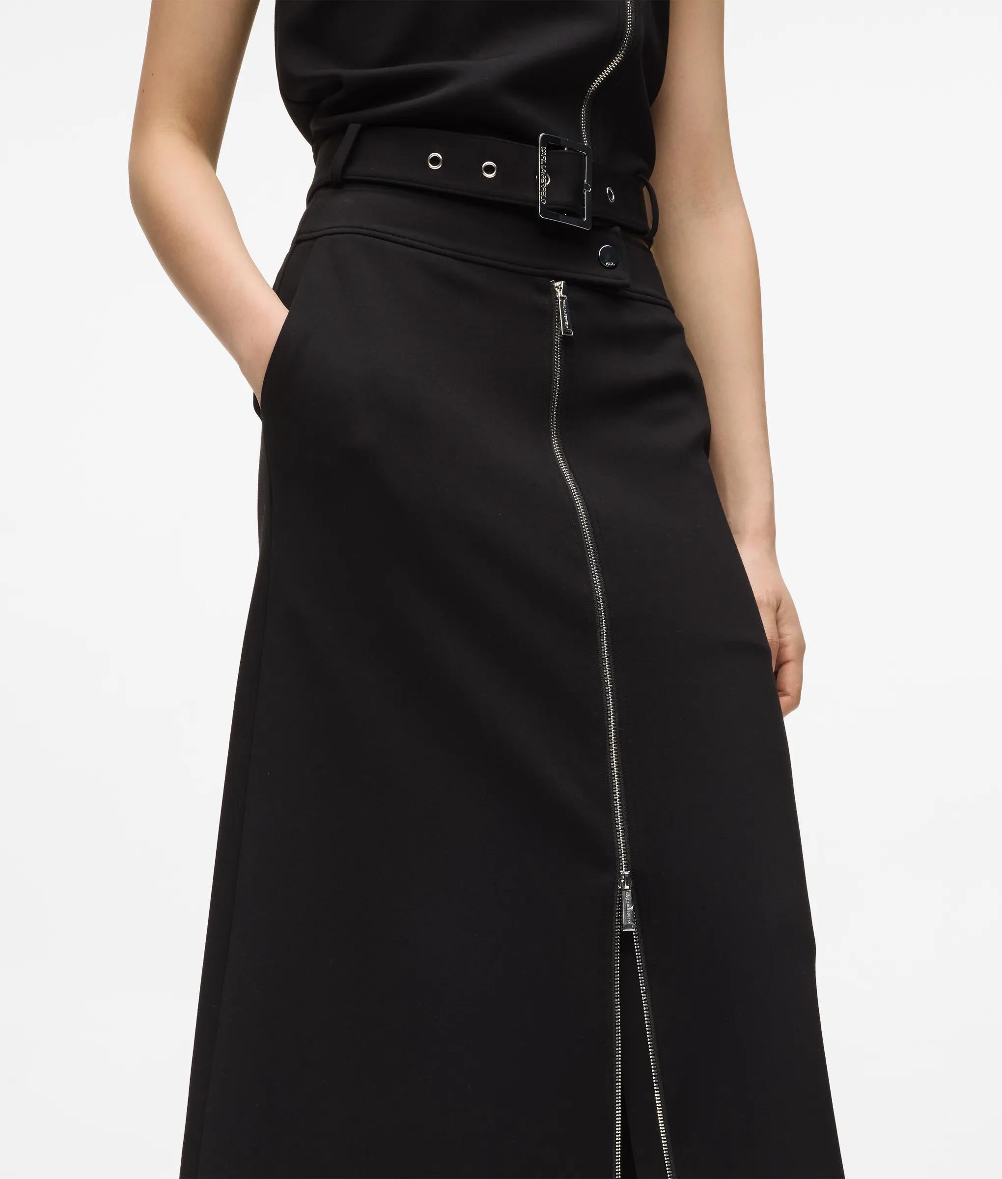 Jersey motorrijder maxi rok