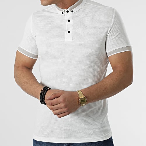 Polo A Manches Courtes 1095 Blanc