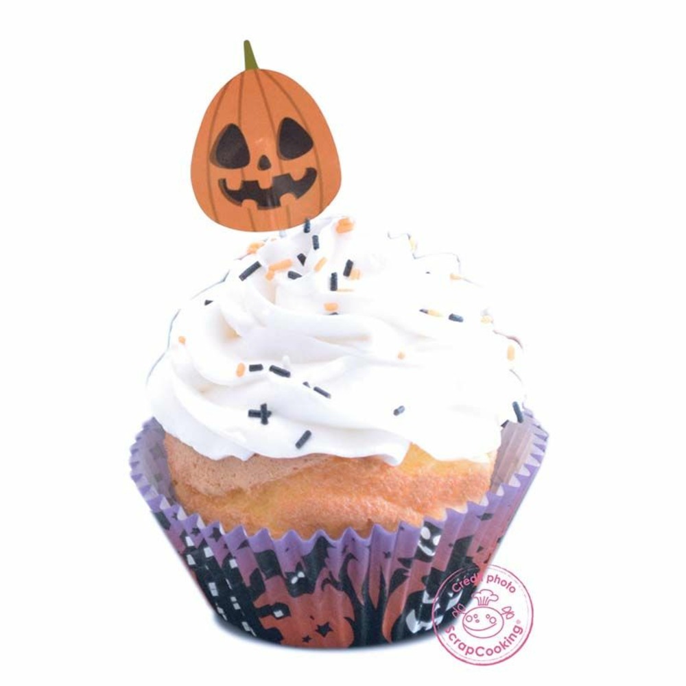 Kit décoration halloween pour 24 cupcakes