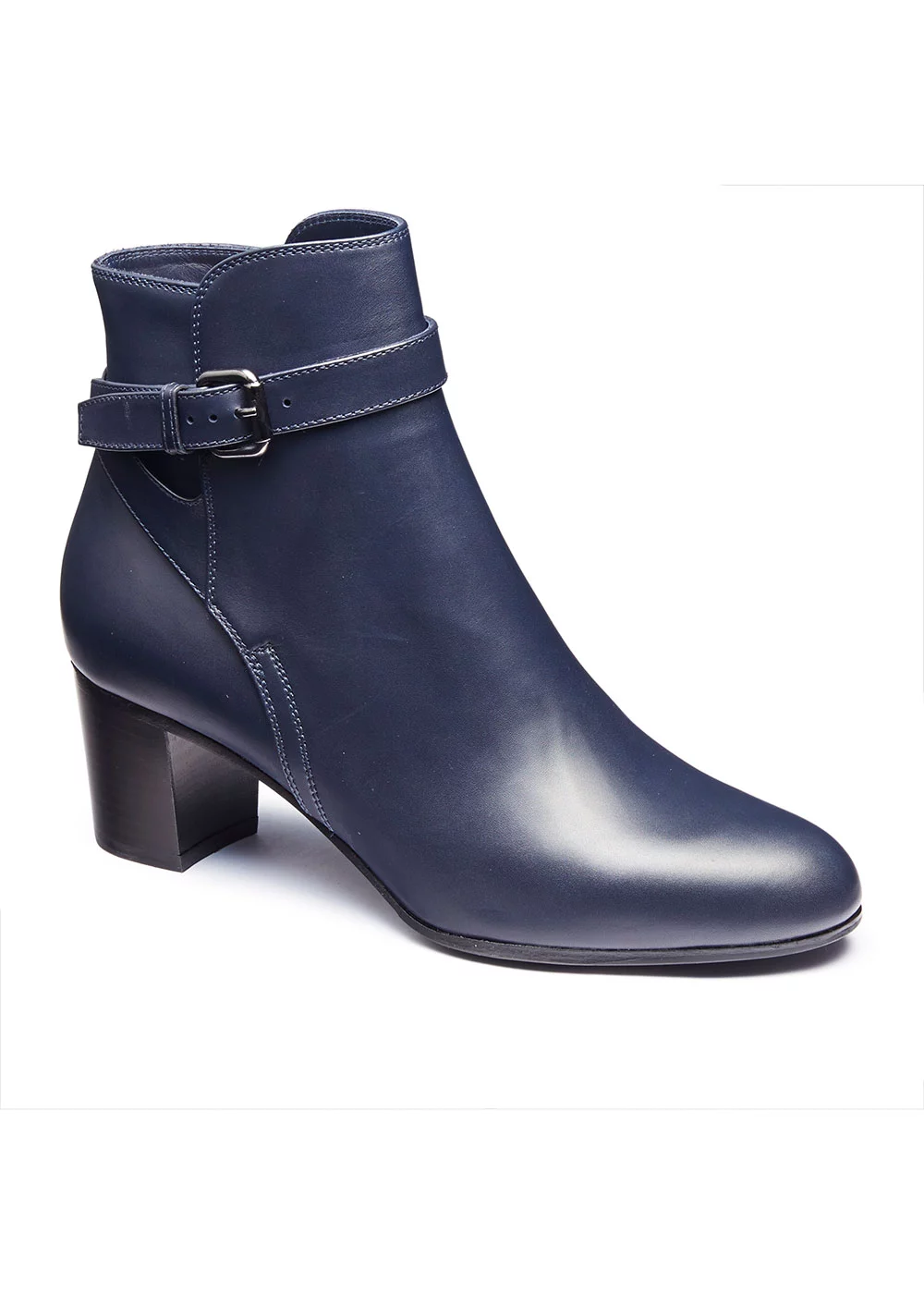 BOOTS CARDINET CUIR MARINE