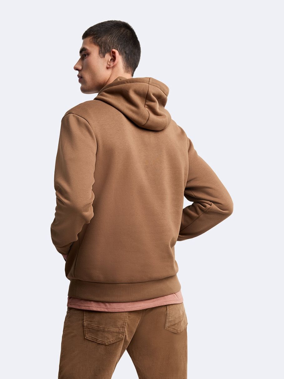 Sweat à capuche uni
