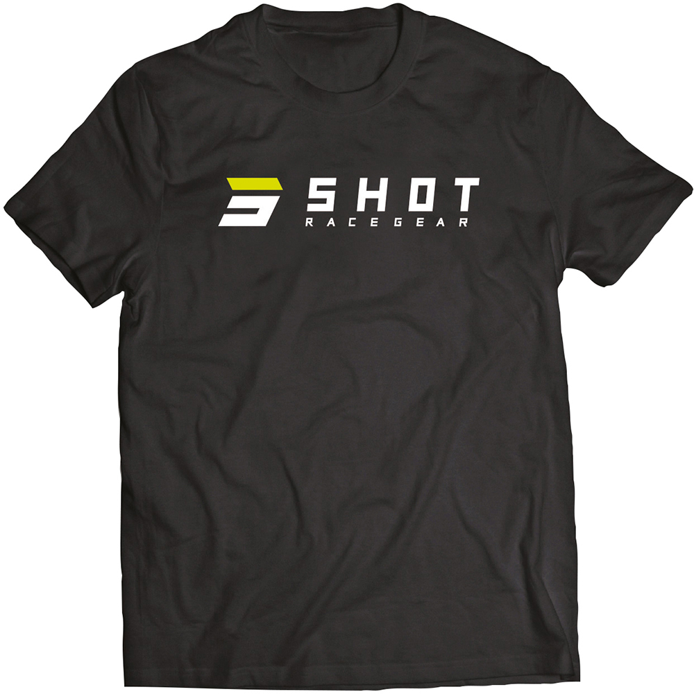 Shot - T-shirt Black Team Noir / Jaune