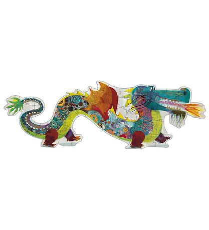Djeco K?mpepuslespil - 58 Brikker - 138 cm - Leon The Dragon