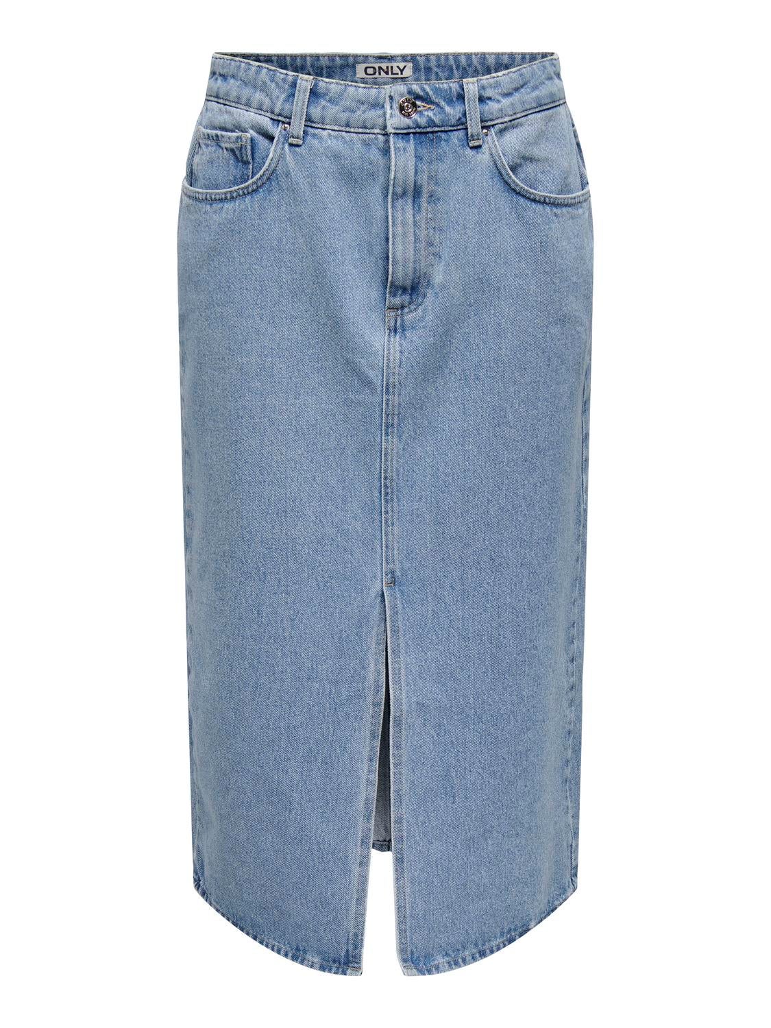 ONLBIANCA Jeansrock Light Blue Denim