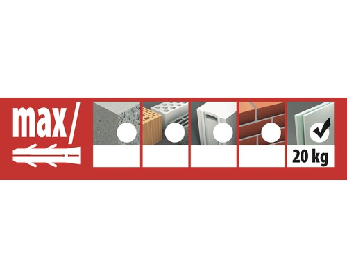 Metalen spouwankers Tox Acrobat M4/38, 50 stuks