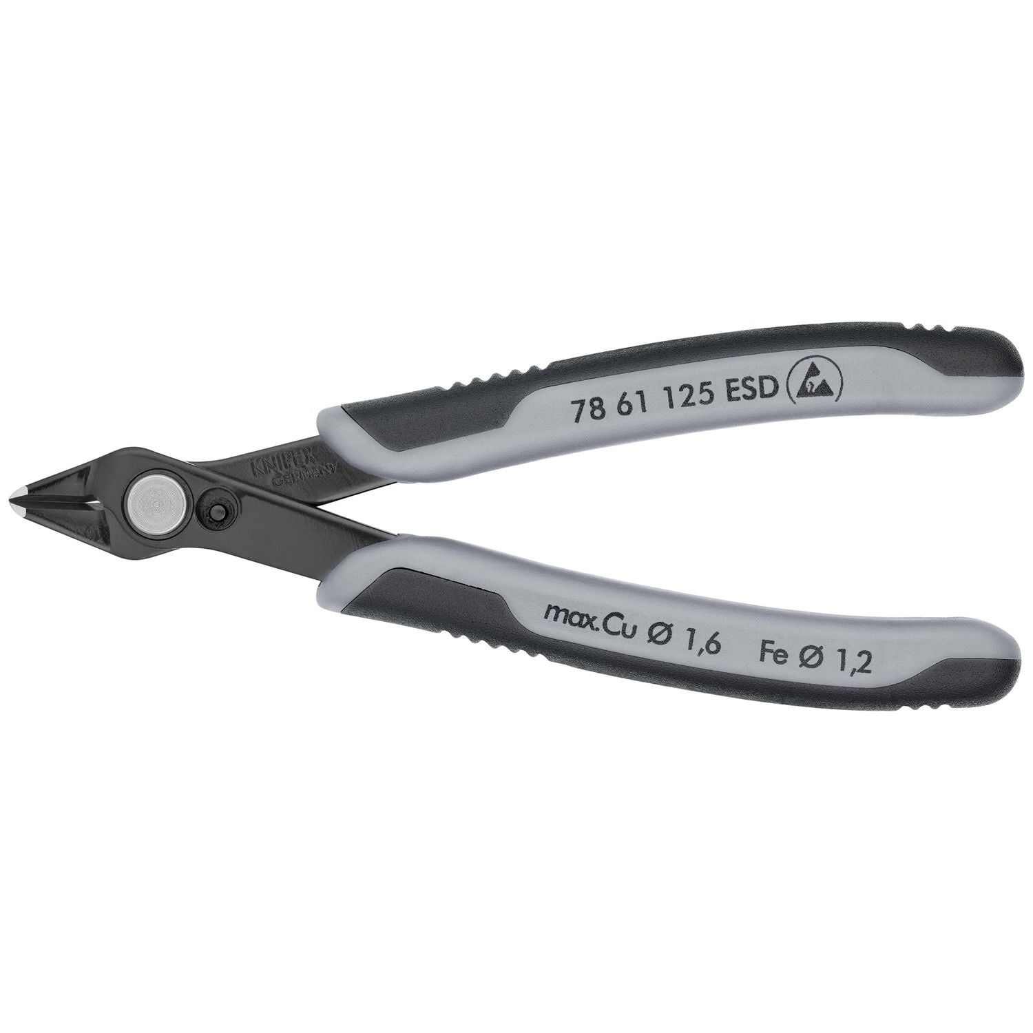 Knipex 78 61 125 ESD Zijsnijtang 64 HRC 125mm ESD