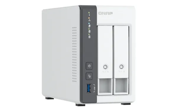 QNAP TS-216G - NAS-server - 2 bays - SATA 6Gb/s - RAID JBOD, 0, 1 - RAM 4 GB - 2.5 Gigabit Ethernet - iSCSI support