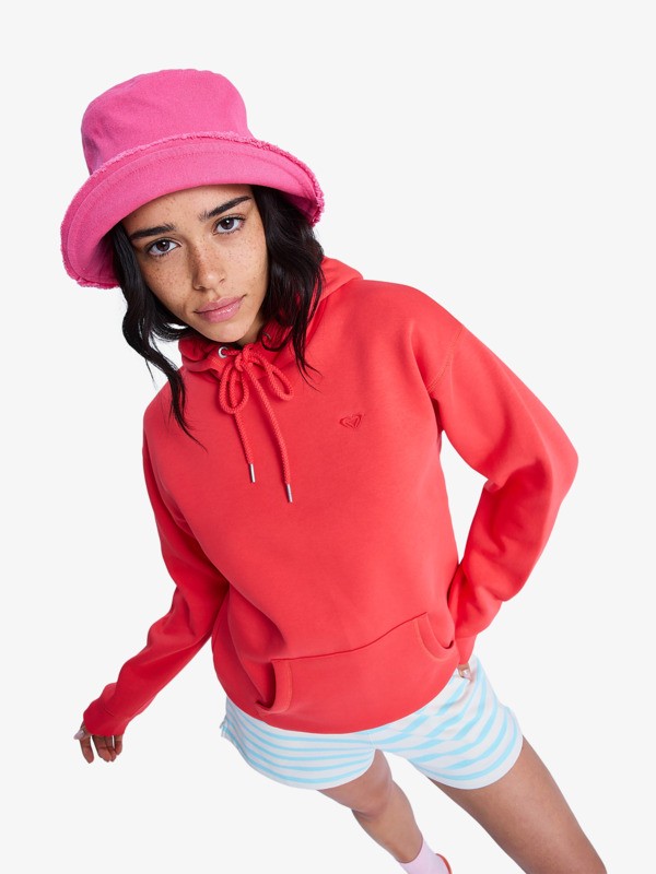 Surf Stoked Brushed Sweat à capuche Rouge Femme
