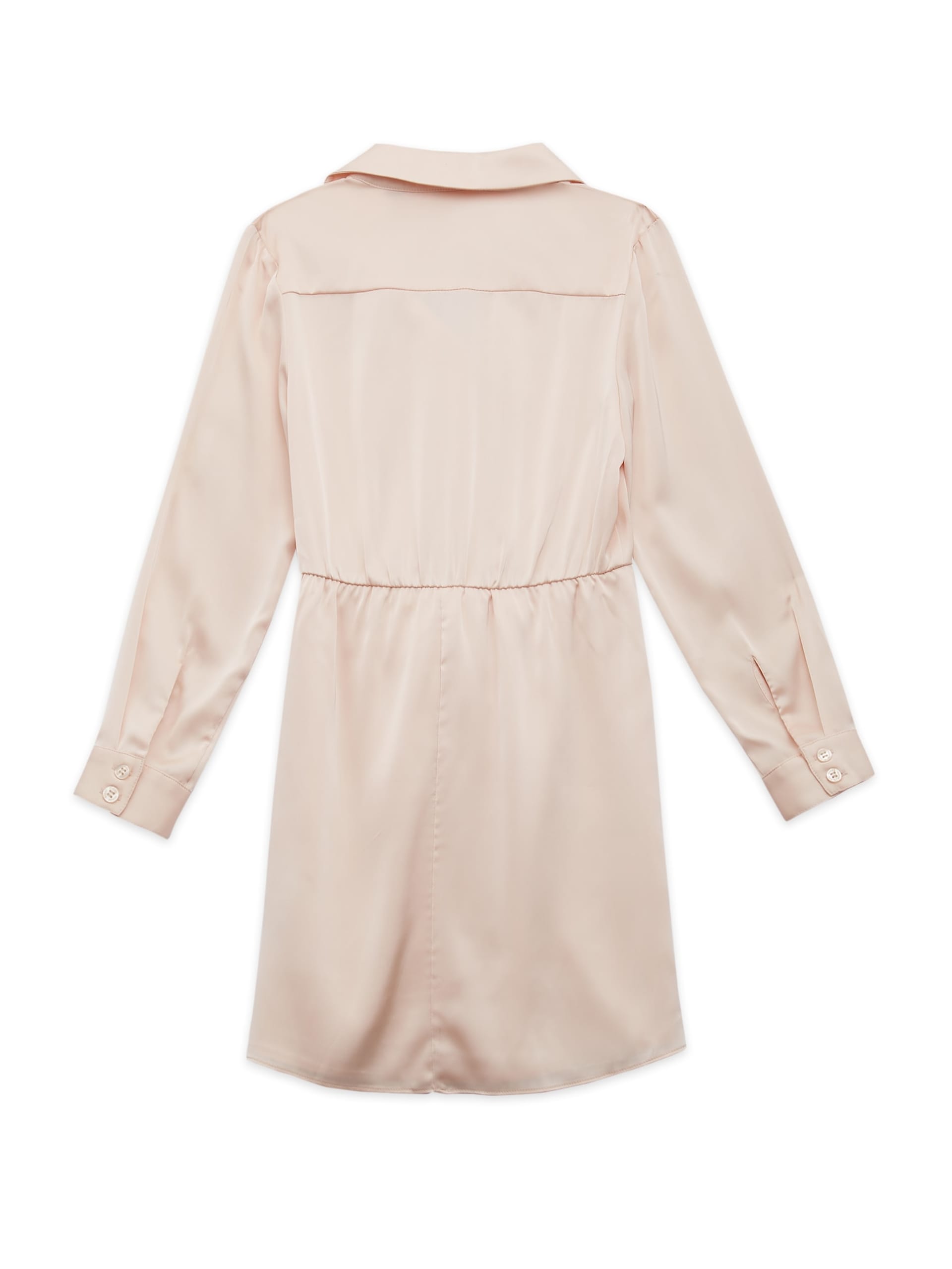 Vestido camisa de cetim Eco Mini Me (7-16)