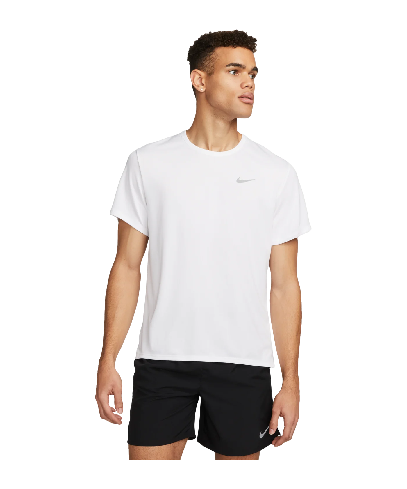 Nike Miler UV T-Shirt Weiss F100