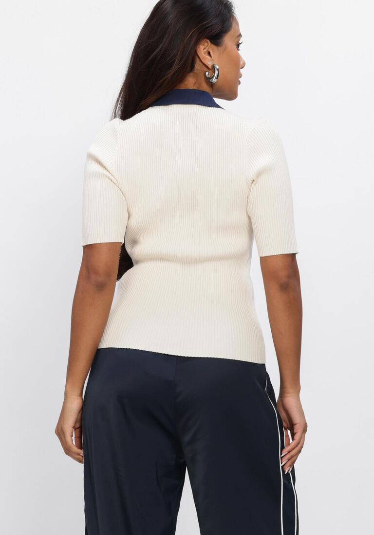 creme dante6 tops & t-shirts byra knitted polo
