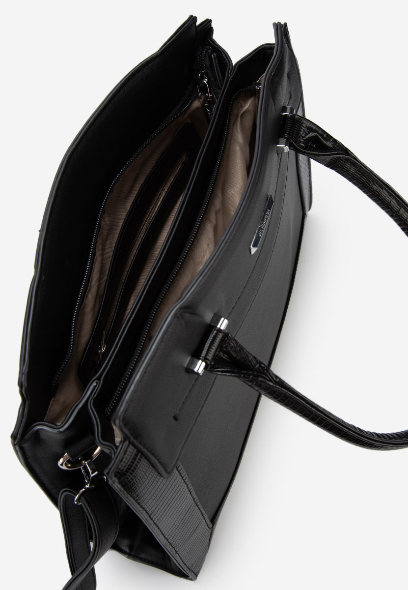 Sac pour le bureau noire Silvia Rosa 8179