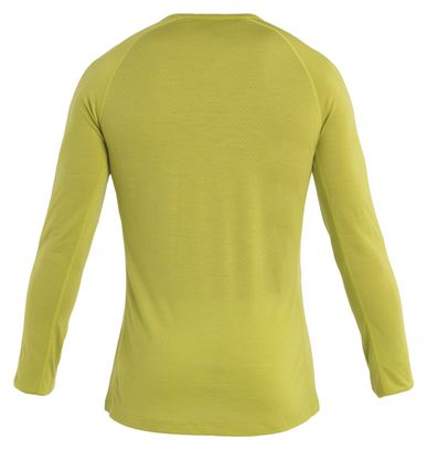 Sous-Maillot Manches Longues Icebreaker Merinos 125 ZoneKnit Jaune