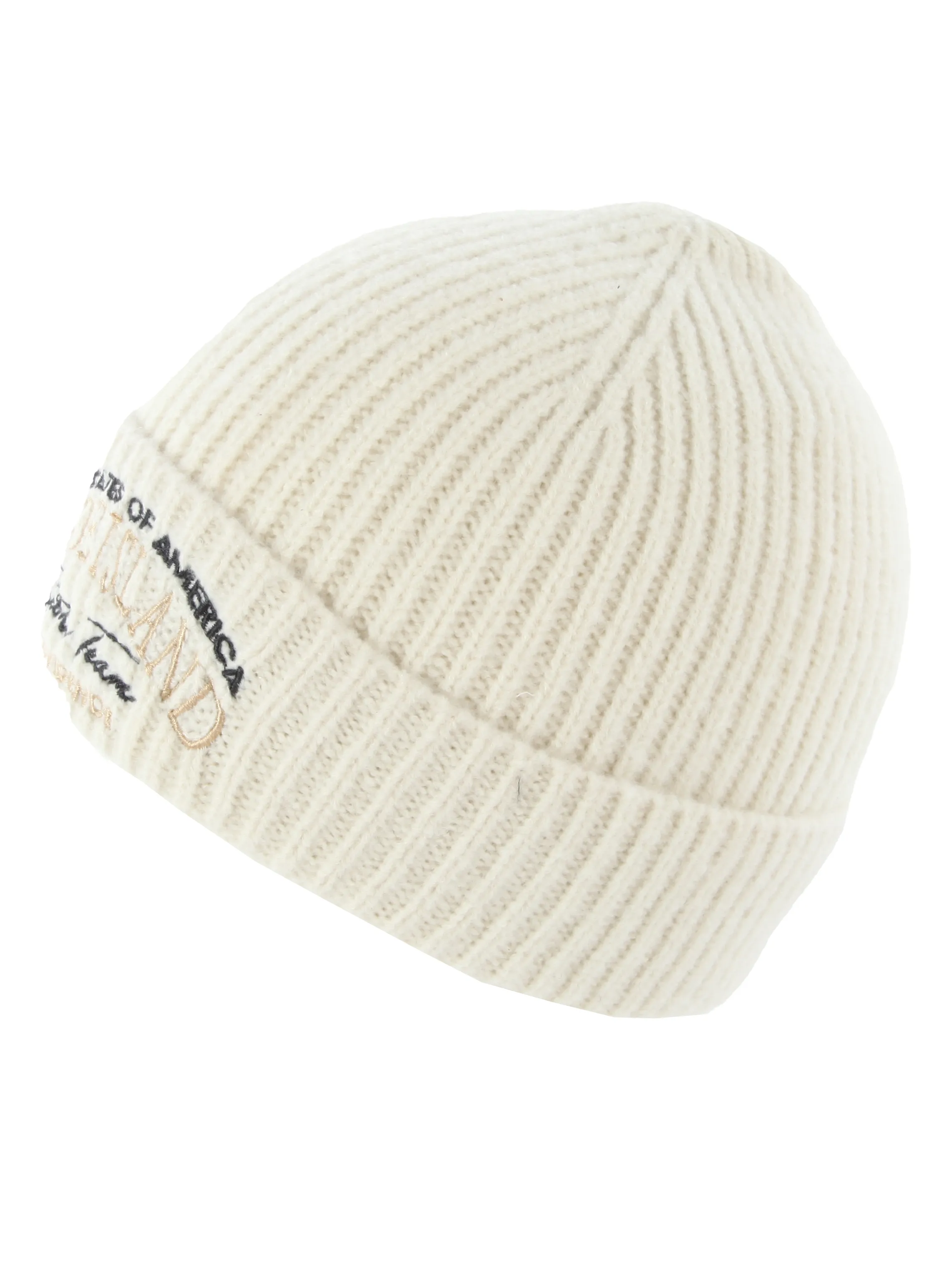 Damen Beanie in Rippoptik