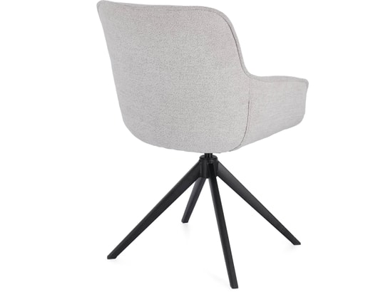 CONCEPT1 - Chaise Matilda grise pivotante