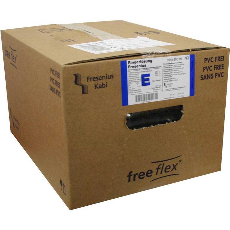 Ringer Lösung Free Flex Infusionslösung, 20X500 ml