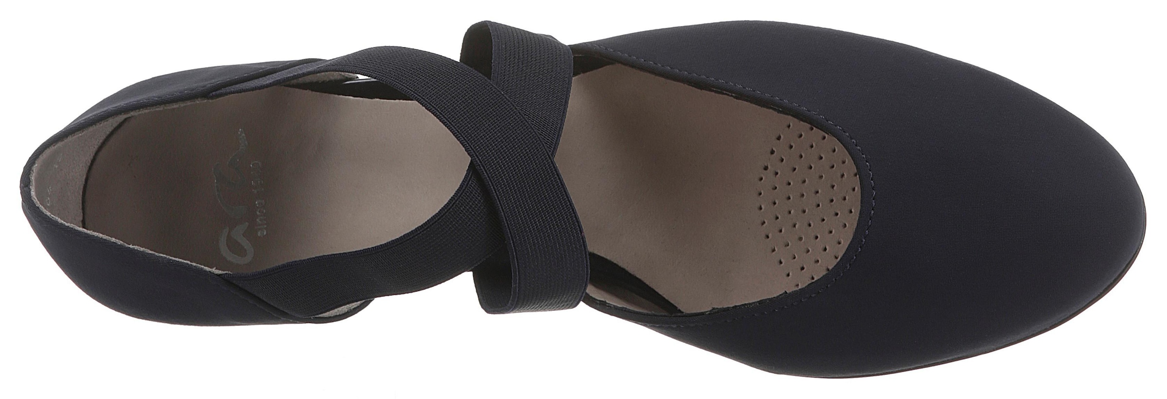 Ara Spangenpumps »TOULOUSE«  , Abendschuh, Festtagsschuh, Trichterabsatzmit elastischen Riemchen