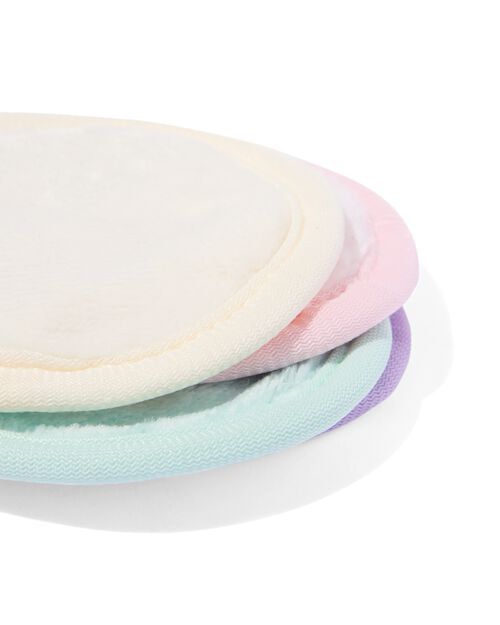 disques démaquillants réutilisables avec sachet de lavage et de rangement Ø 8 cm - lot de 8